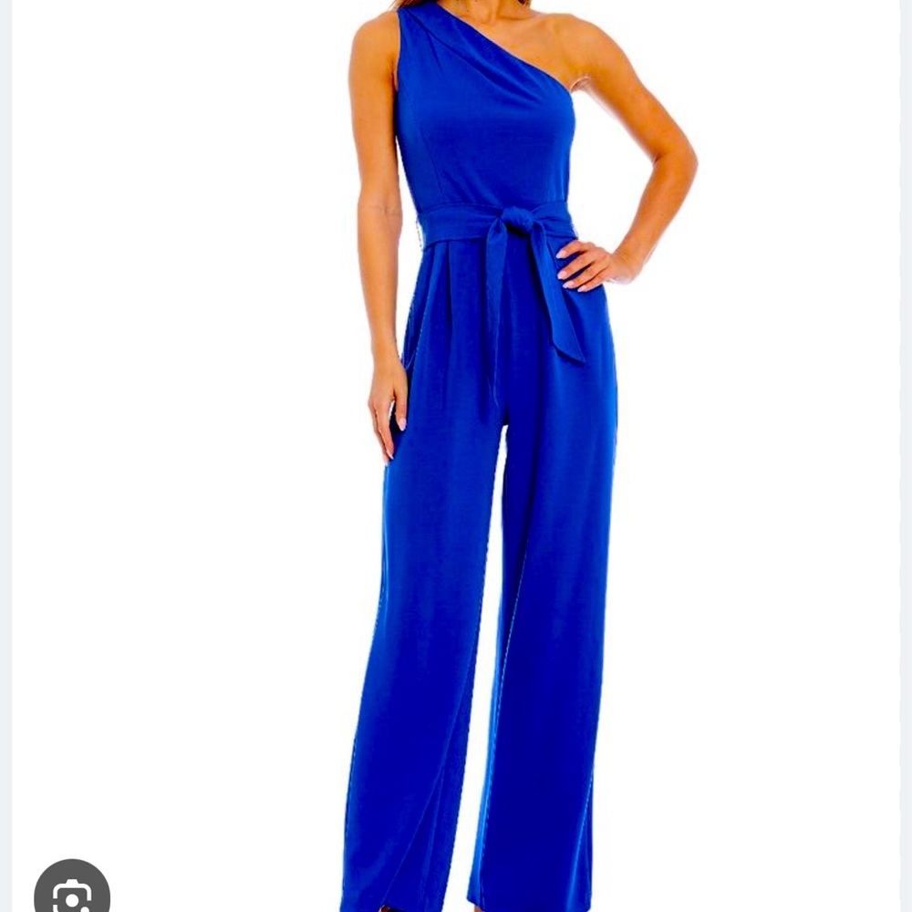 Antonio Melani cobalt blue jumpsuit! Worn once, and has been dry cleaned.